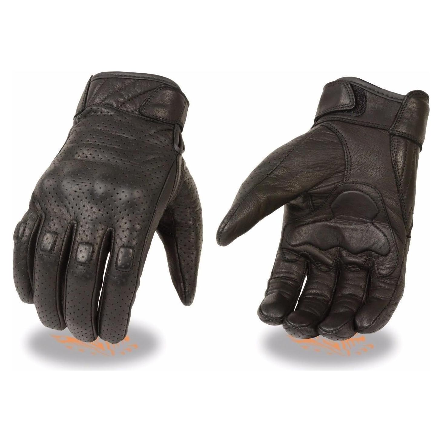 Guantes de Motocicleta Milwaukee MG7500ZL Cuero Negro 3X