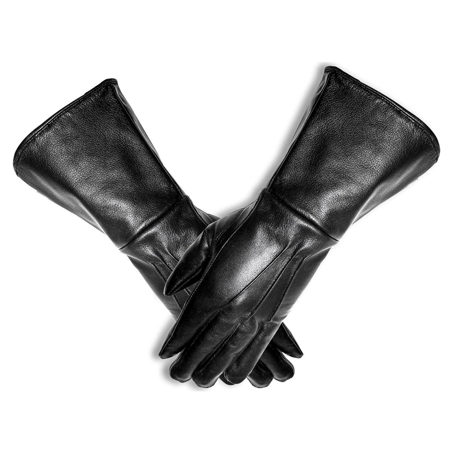 Guantes de Motocicleta de Cuero de Oveja para Hombre XL