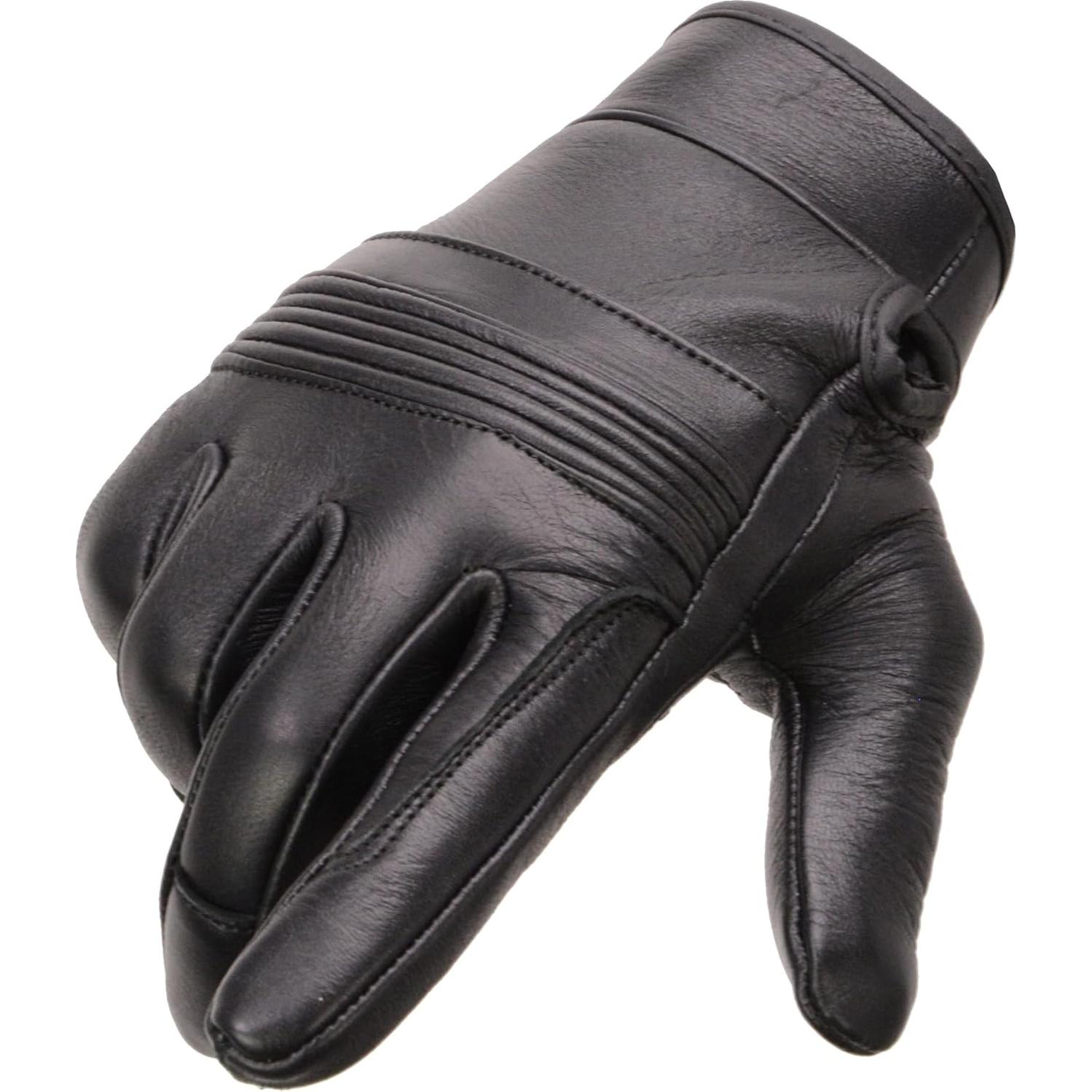 Guantes de Montar de Cuero Milwaukee para Damas con Gel