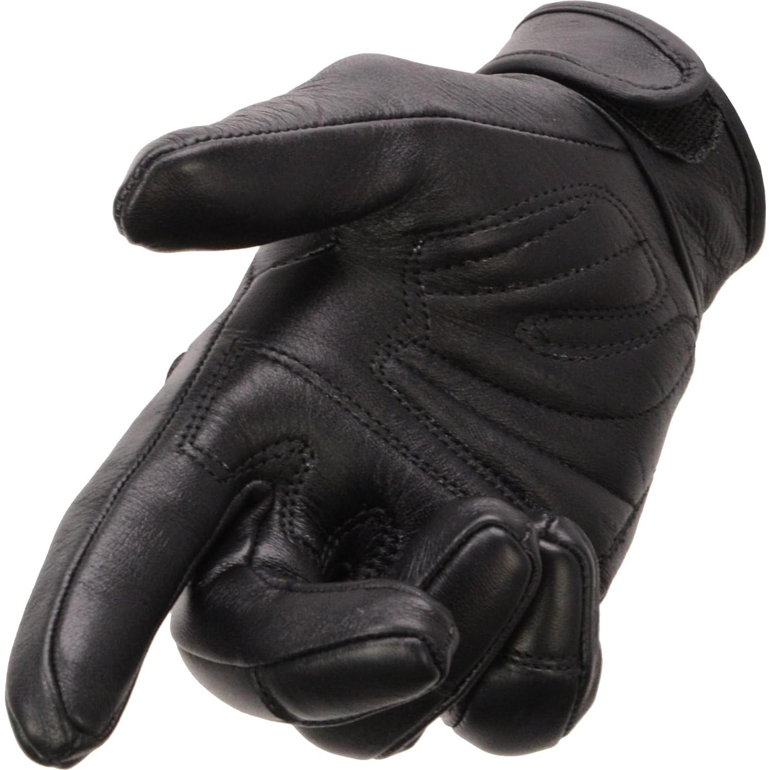 Guantes de Montar de Cuero Milwaukee para Damas con Gel