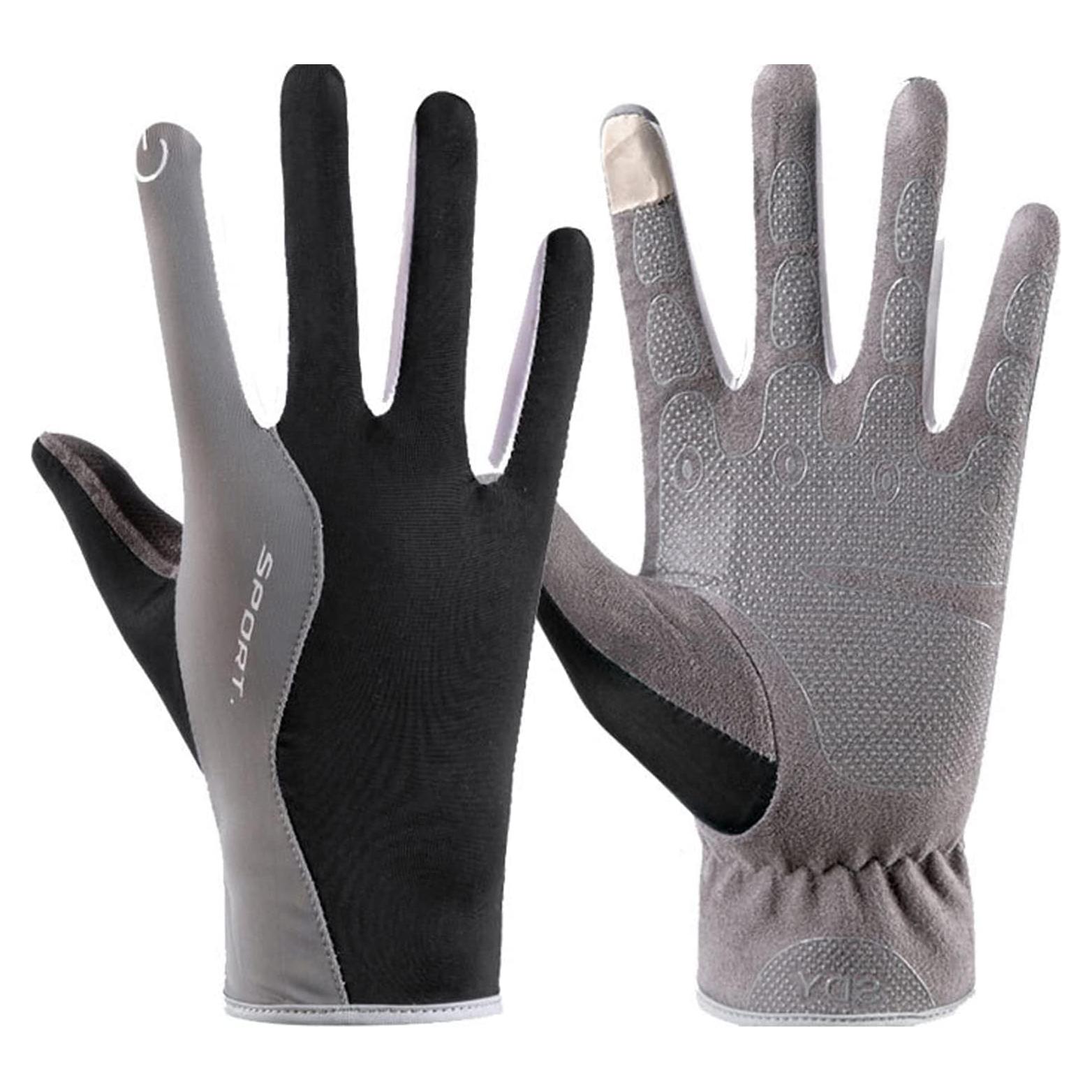 Guantes de Ciclismo Holiberty Táctiles Unisex Medianos Negros