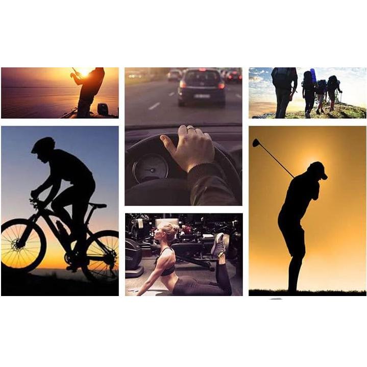 Guantes de Ciclismo Holiberty Táctiles Unisex Medianos Negros