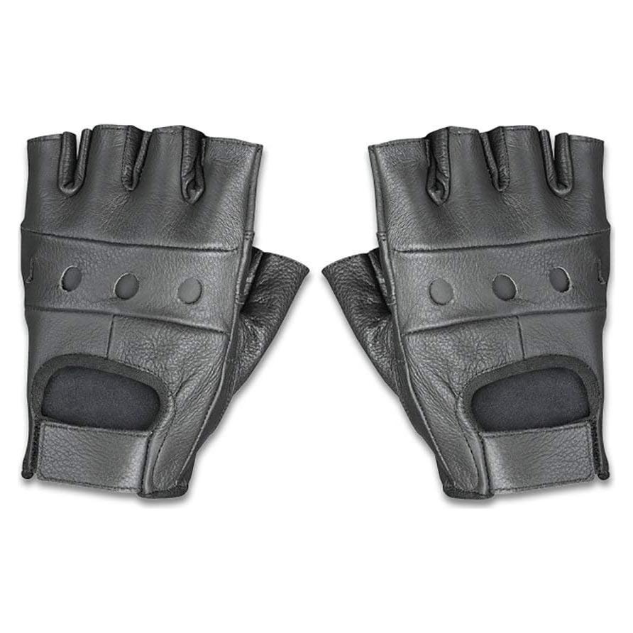 Guantes de Conducción de Cuero sin Dedos Raider BCS-500 Grande