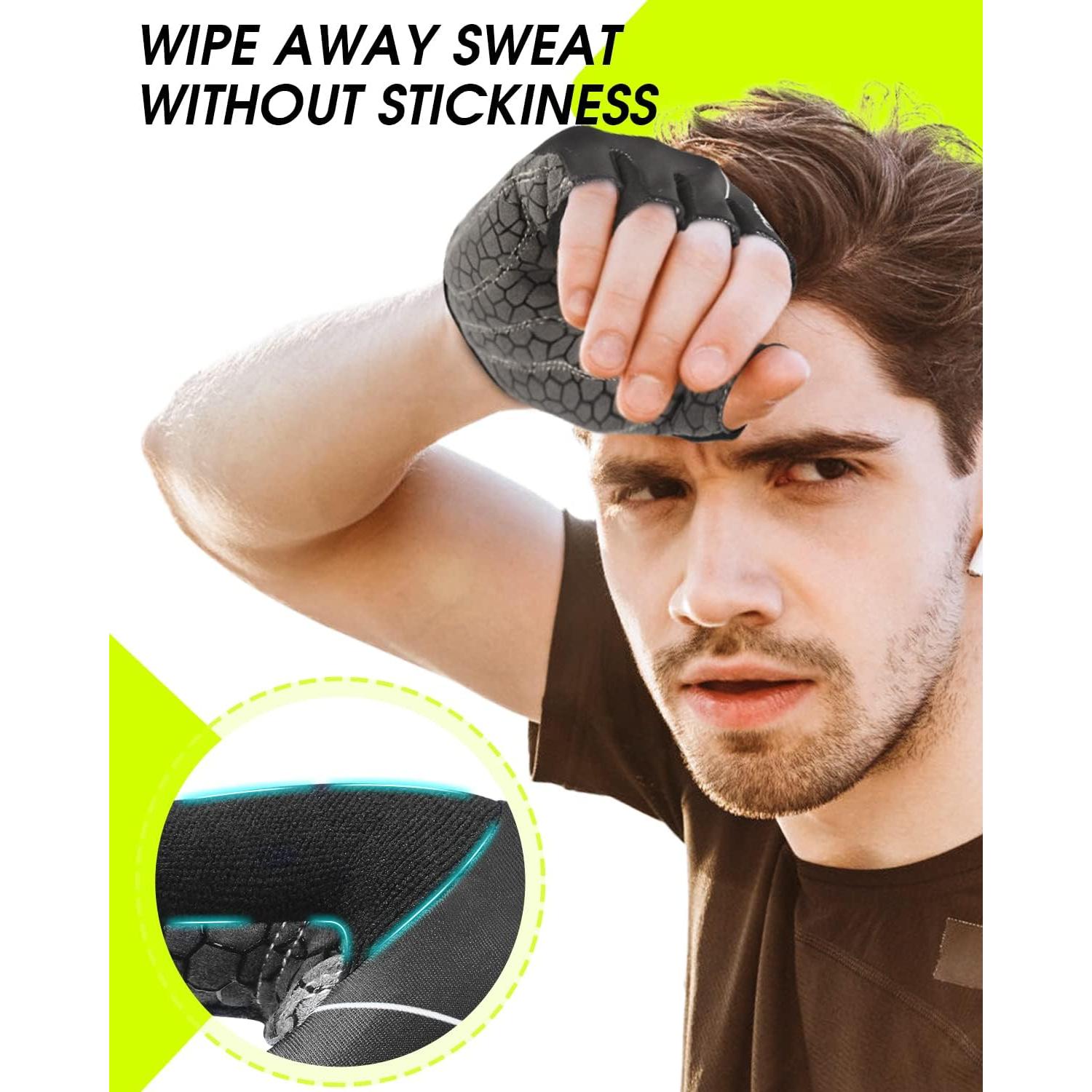 Guantes de Ciclismo Tanluhu Medianos Rojo Vino Transpirables