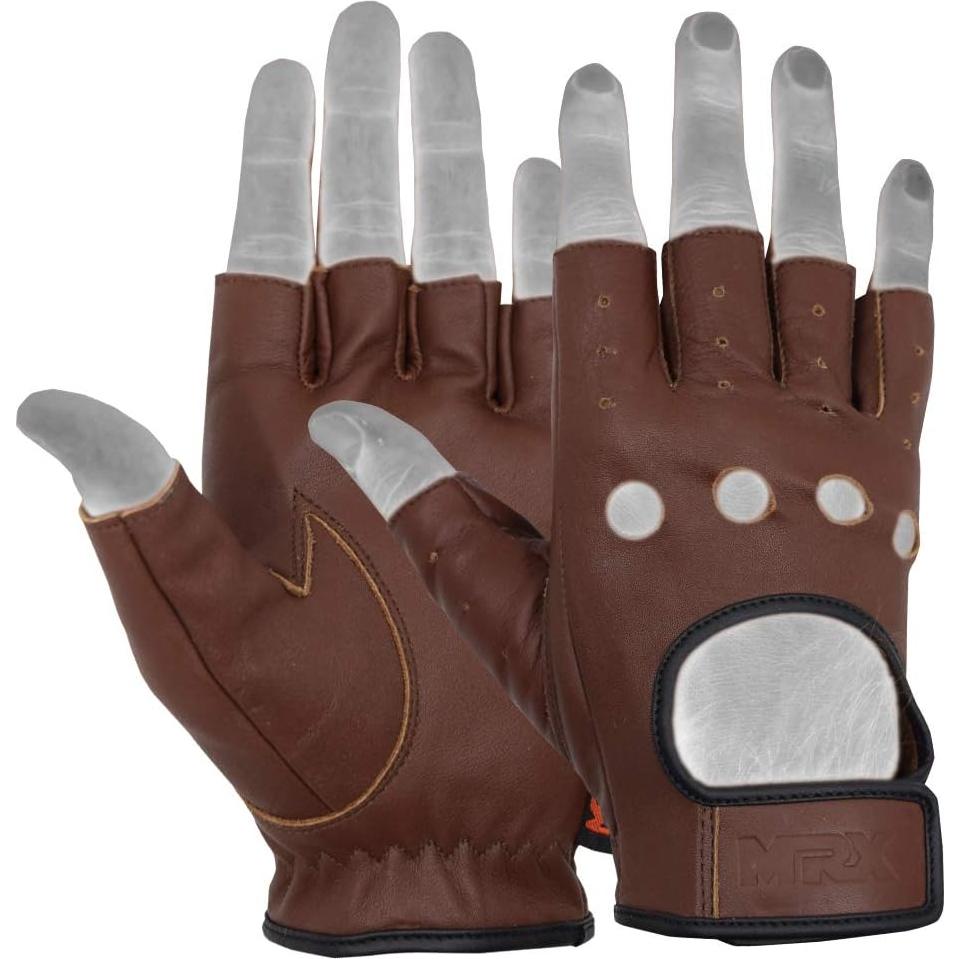 Guantes de Conducción MRX de Cuero de Cabra para Hombre