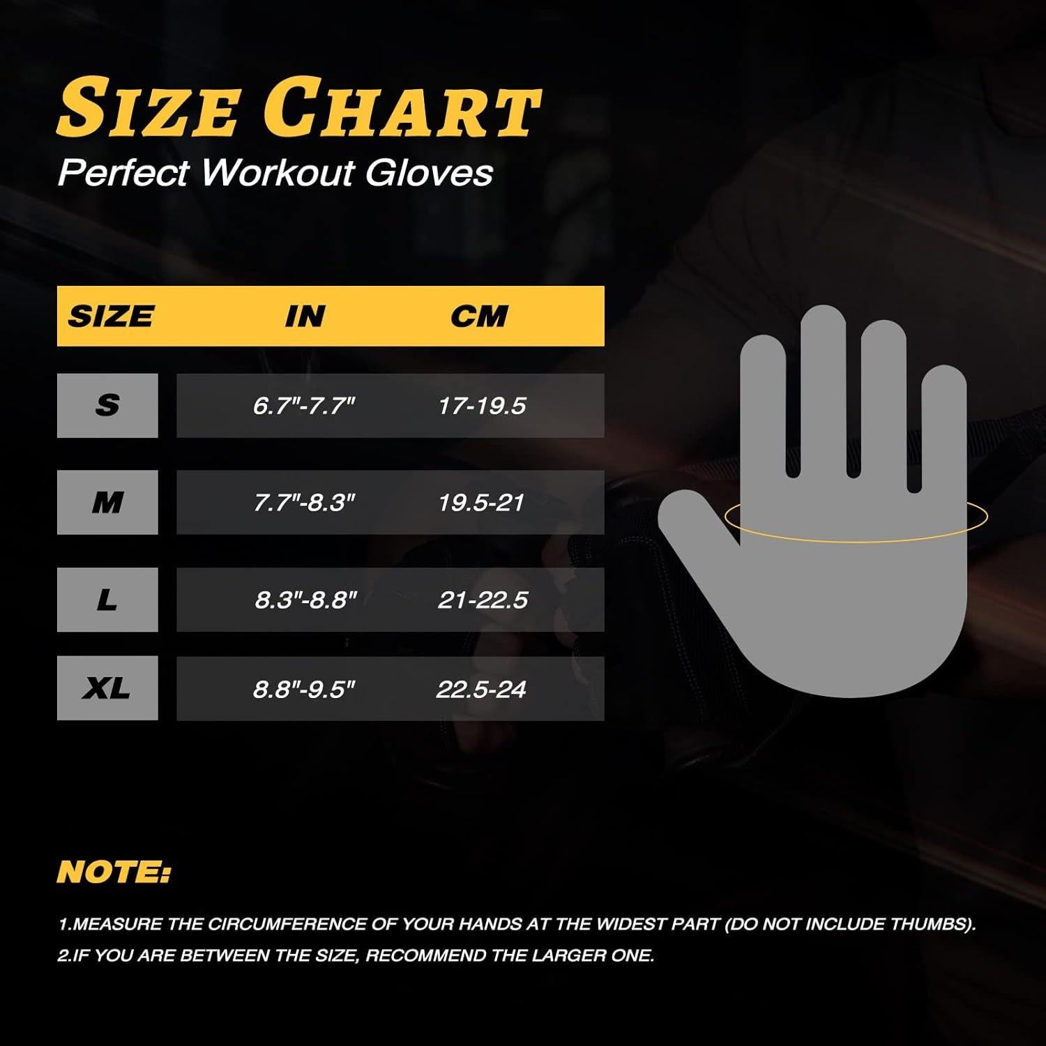 Guantes de Entrenamiento Glofit Sin Dedos para Levantamiento de Pesas