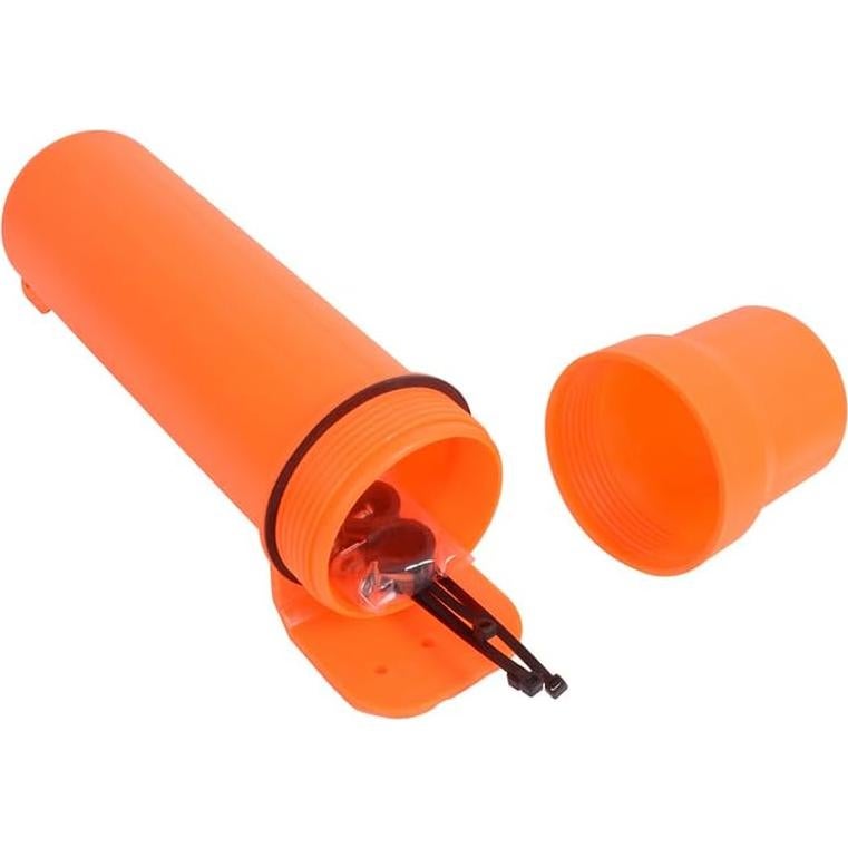 Tubo de Herramientas Universal MOTO4U Impermeable 80mm Naranja