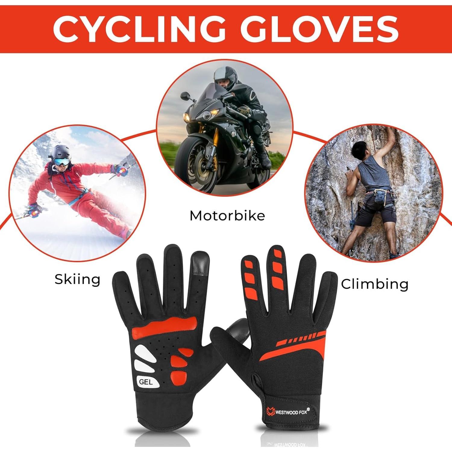 Guantes de Ciclismo WESTWOOD FOX RM8 Antideslizantes Transpirables