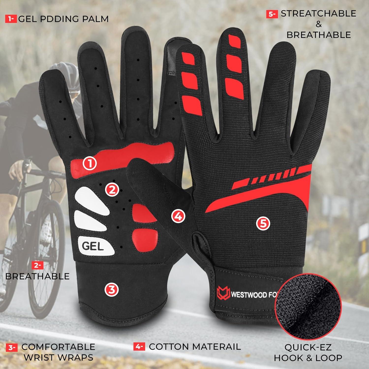 Guantes de Ciclismo WESTWOOD FOX RM8 Antideslizantes Transpirables