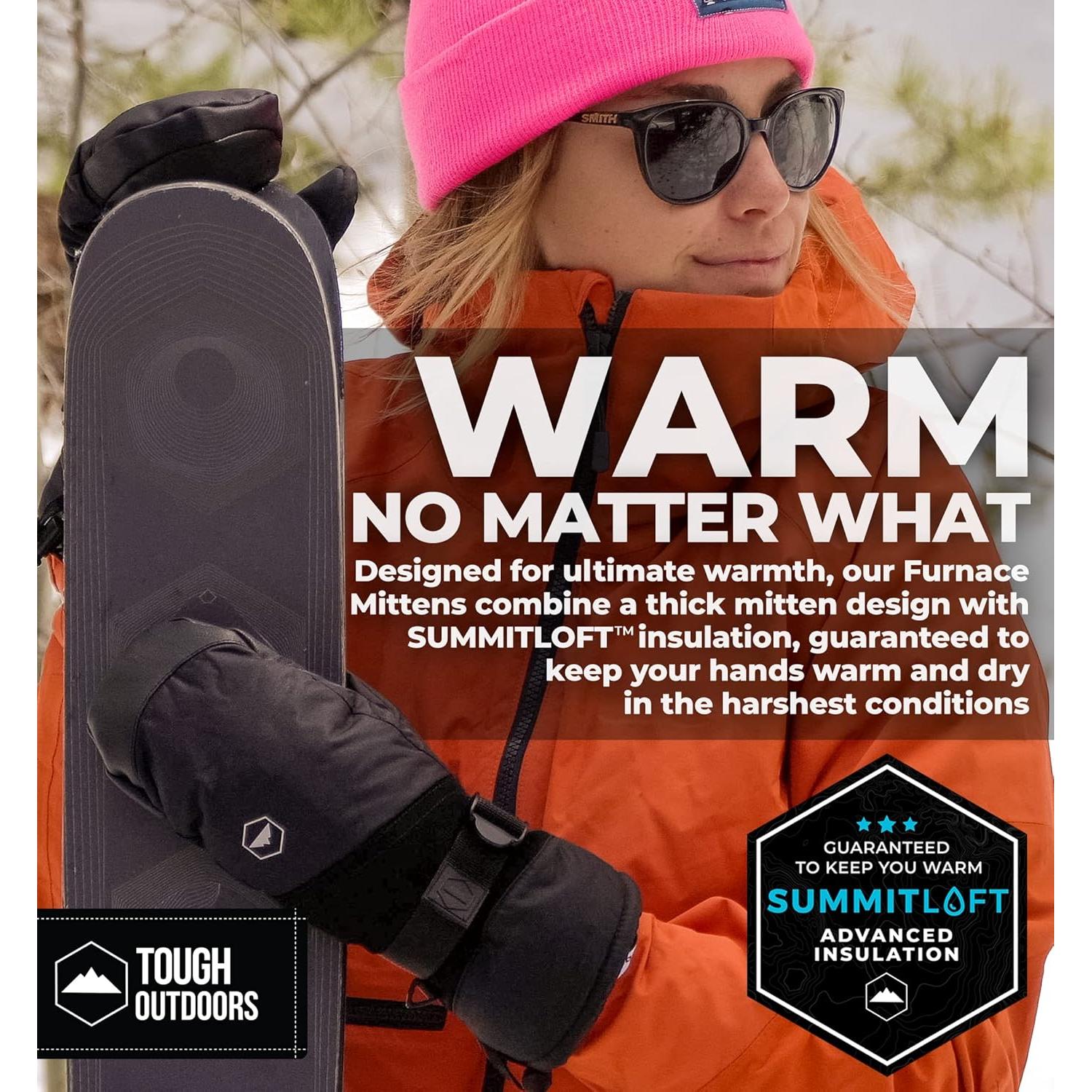 Mitones de Esquí Tough Outdoors M3 Impermeables para Adultos