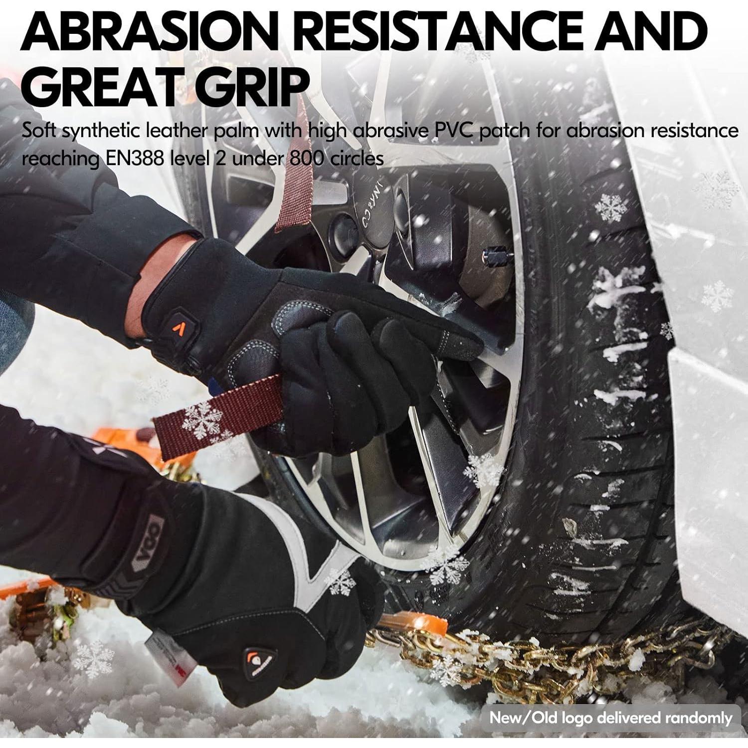 Guantes de Trabajo Vgo... Impermeables Táctiles XXL Negro