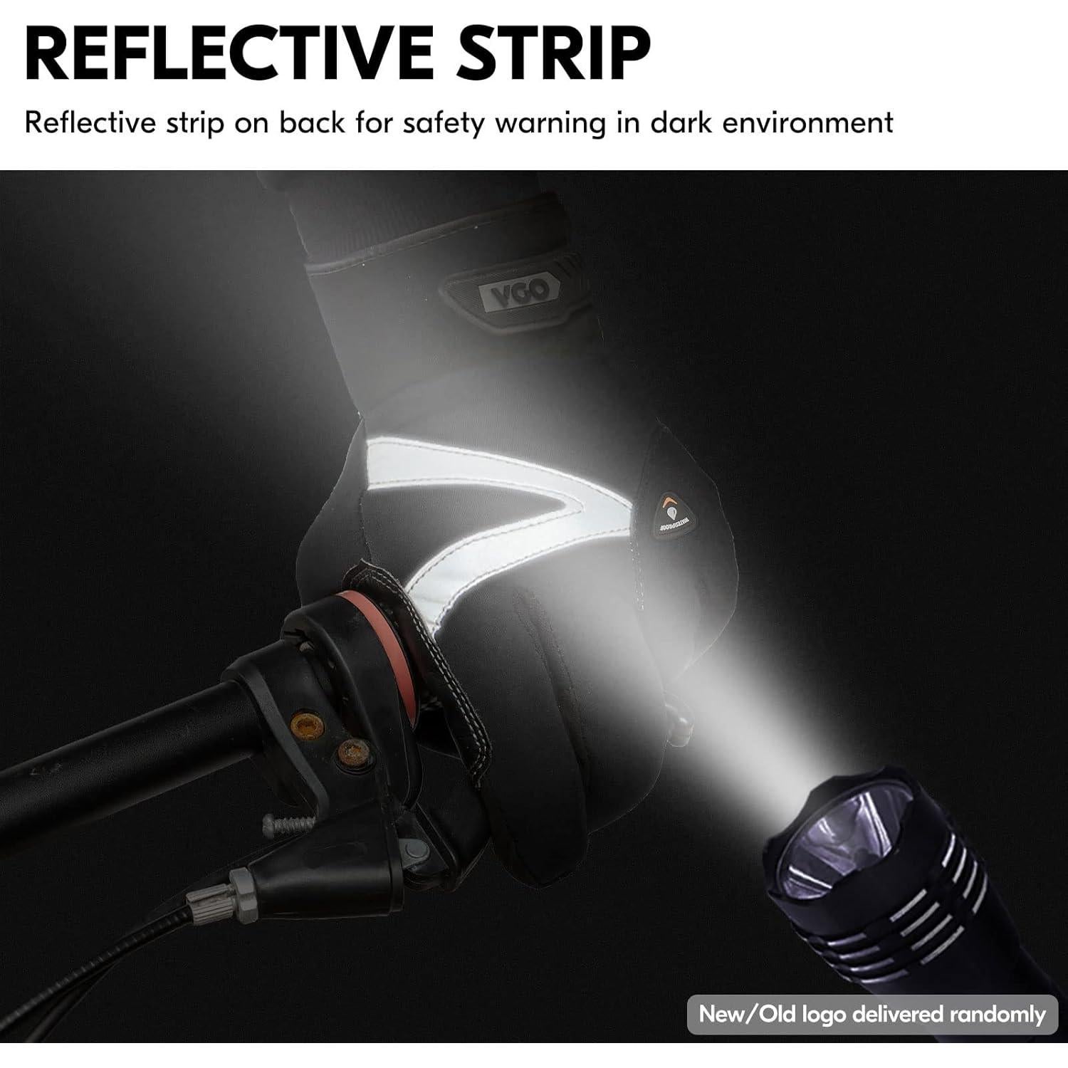 Guantes de Trabajo Vgo... Impermeables Táctiles XXL Negro