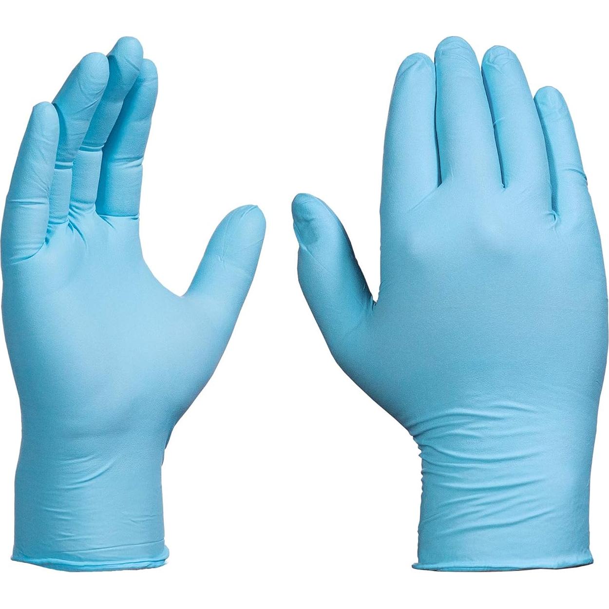 Guantes Desechables de Nitrilo Gloveworks 5 Mil Pequeños Caja 100