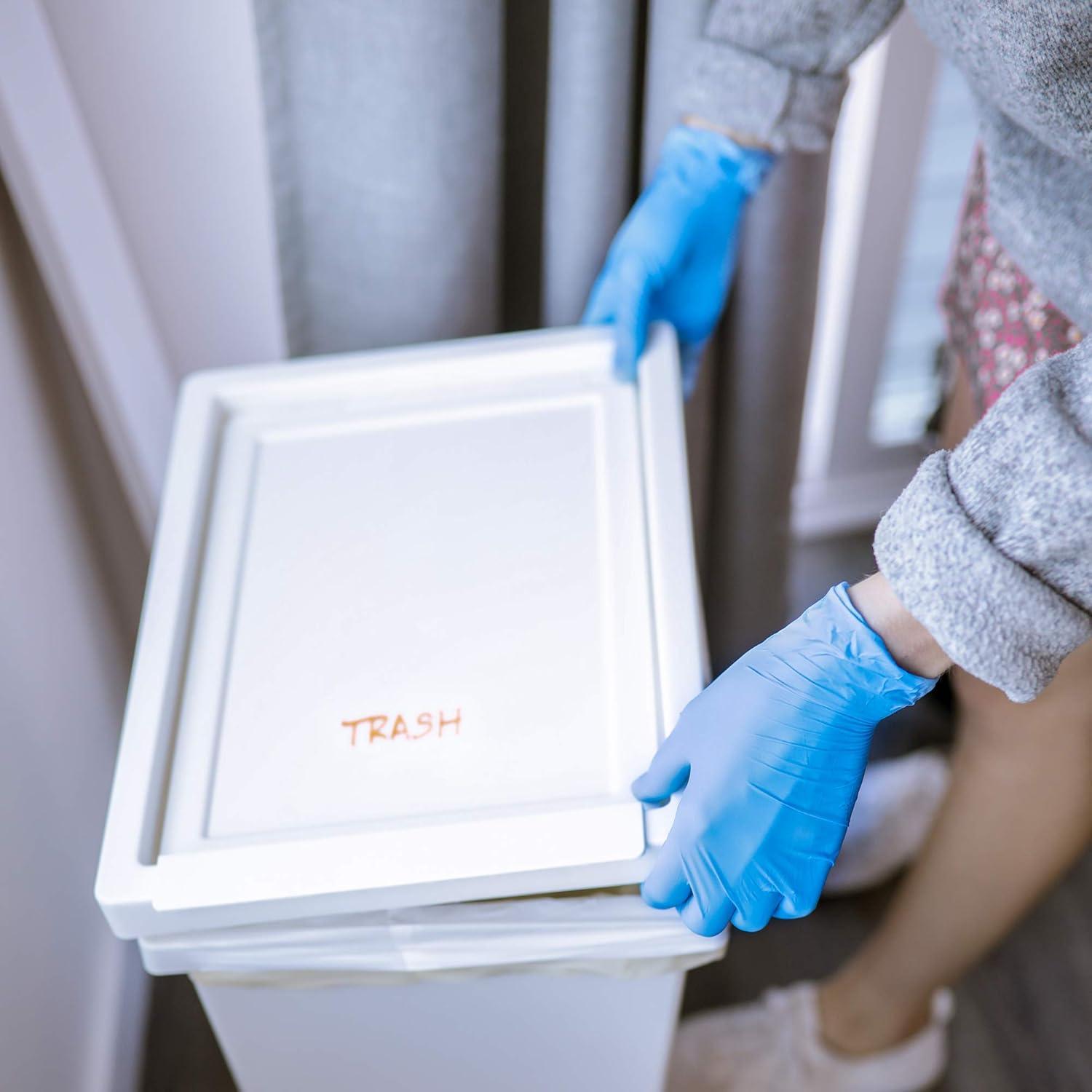 Guantes Desechables de Nitrilo Gloveworks 5 Mil Pequeños Caja 100