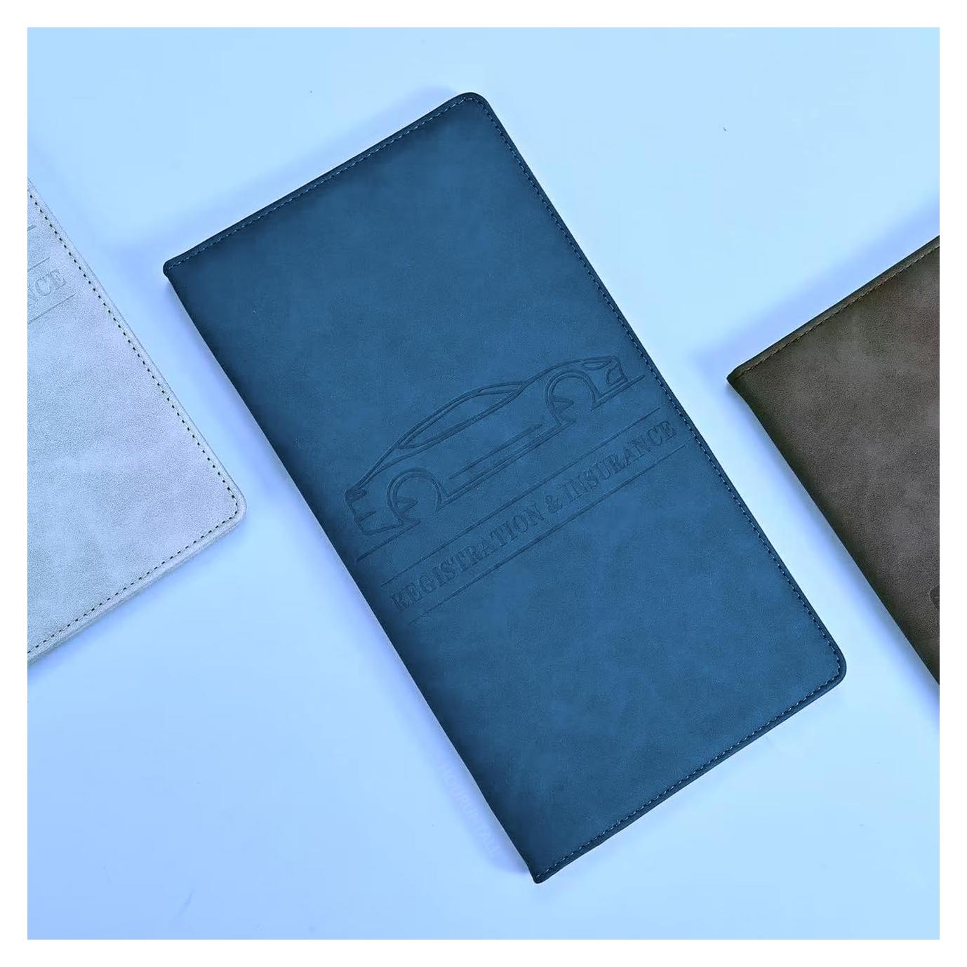 Soporte de Registro de Automóvil HOURUNTALL Azul Oscuro 6 Ranuras