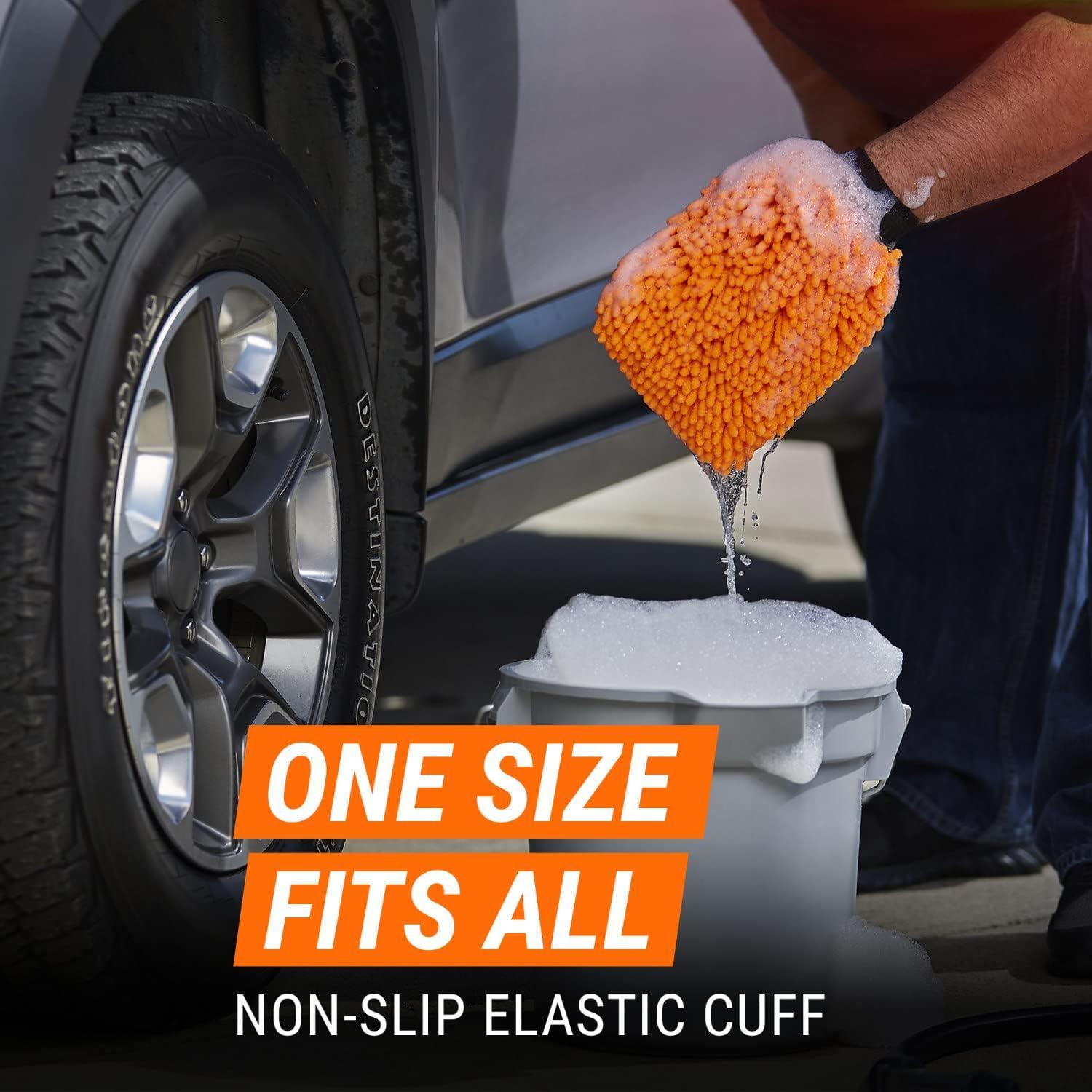 Mitón de Lavado de Autos Armor All Microfibra - Paquete de 2