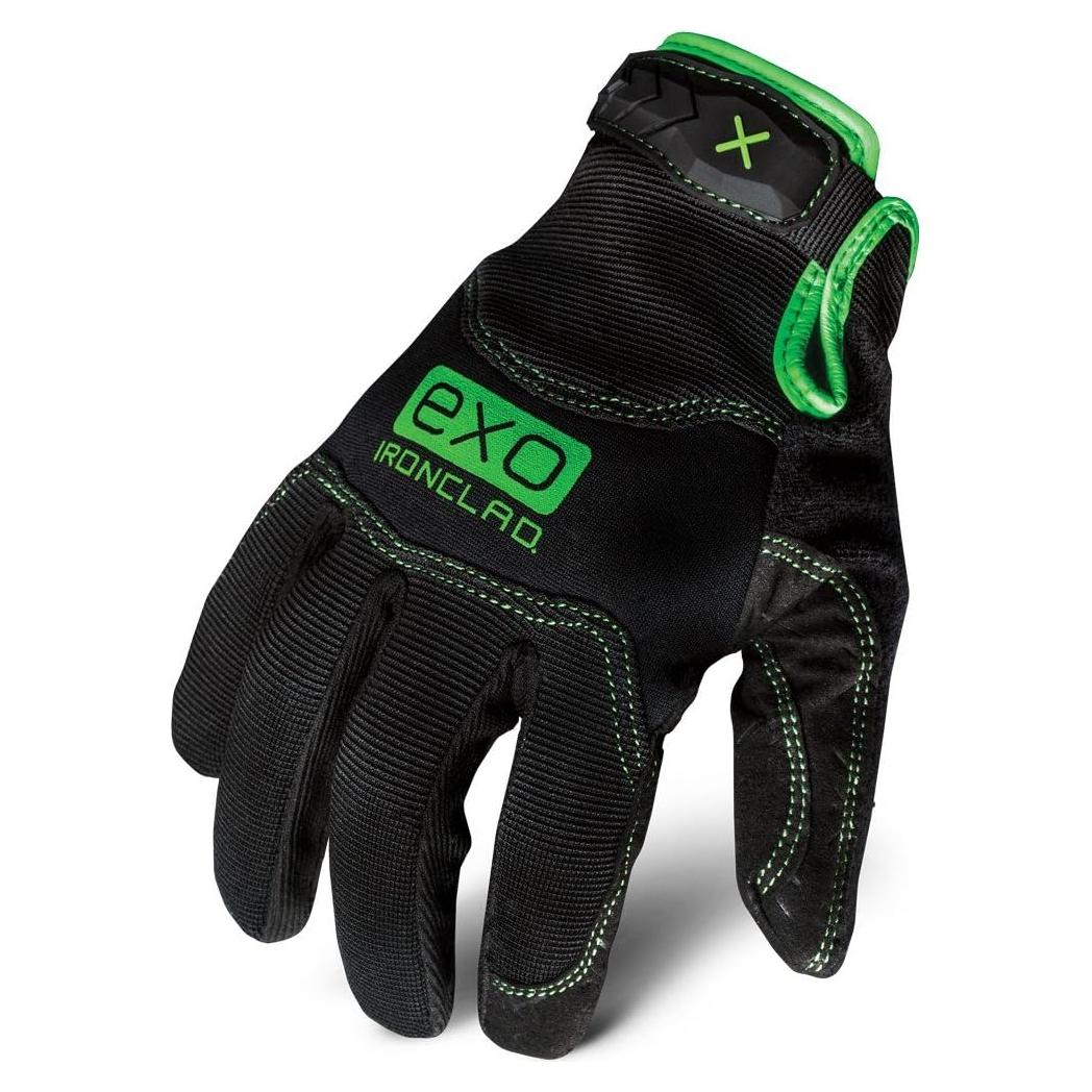 Guantes de Trabajo Ironclad EXO-MPG-05 XL, Neopreno Negro