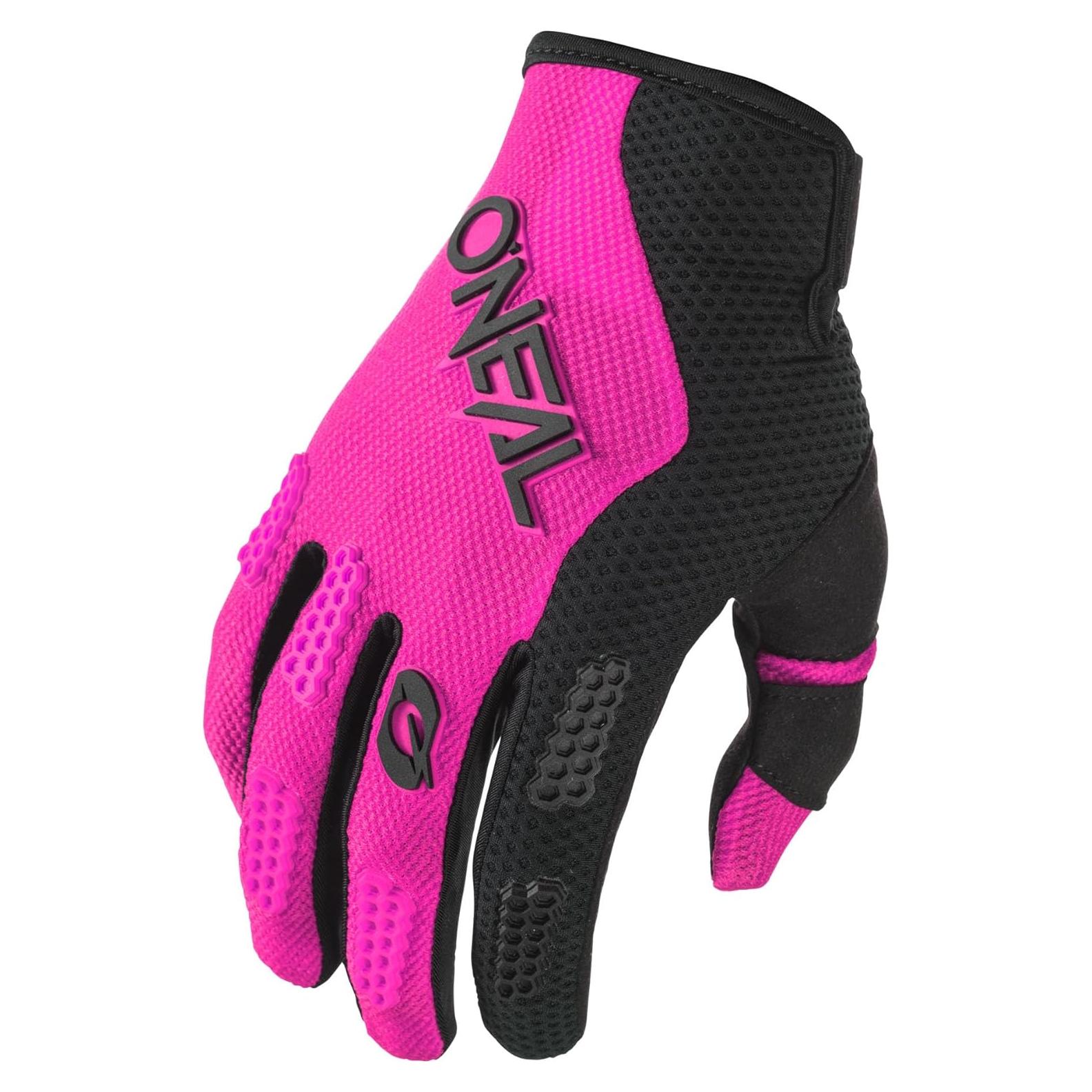 Guantes O'NEAL Element Mujer Motocross Negro/Rosa Talla 9