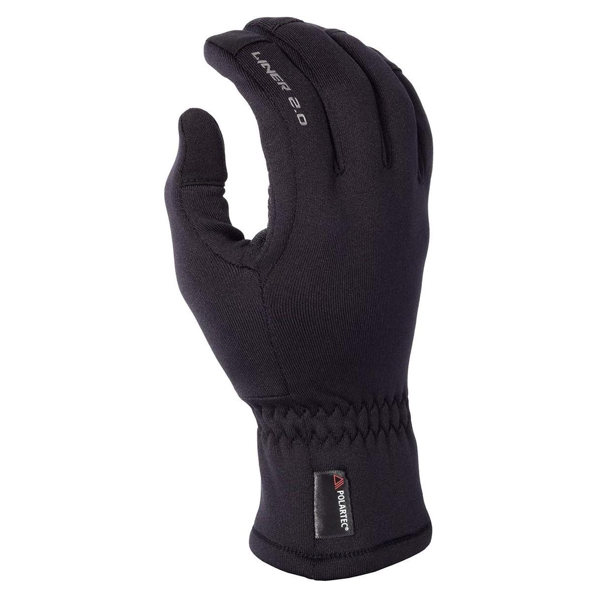 Guante Forro KLIM 2.0 Polartec para Esquí Negro 2X