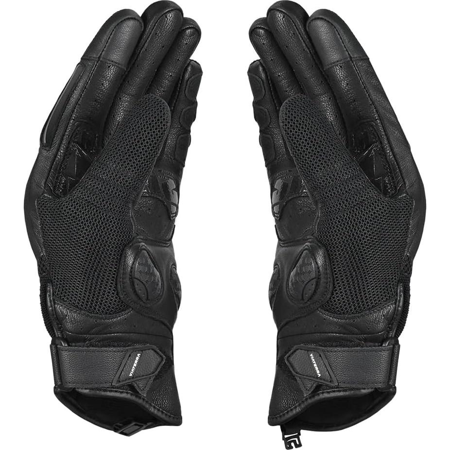 Guantes de Montar ViaTerra Holeshot Pro - Cuero de Cabra, Táctil