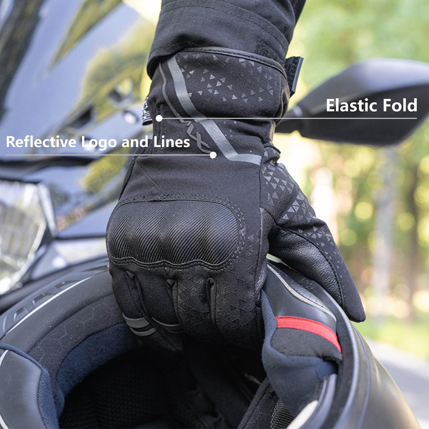 Guantes de Moto de Invierno VXW VMG310 Impermeables Táctiles