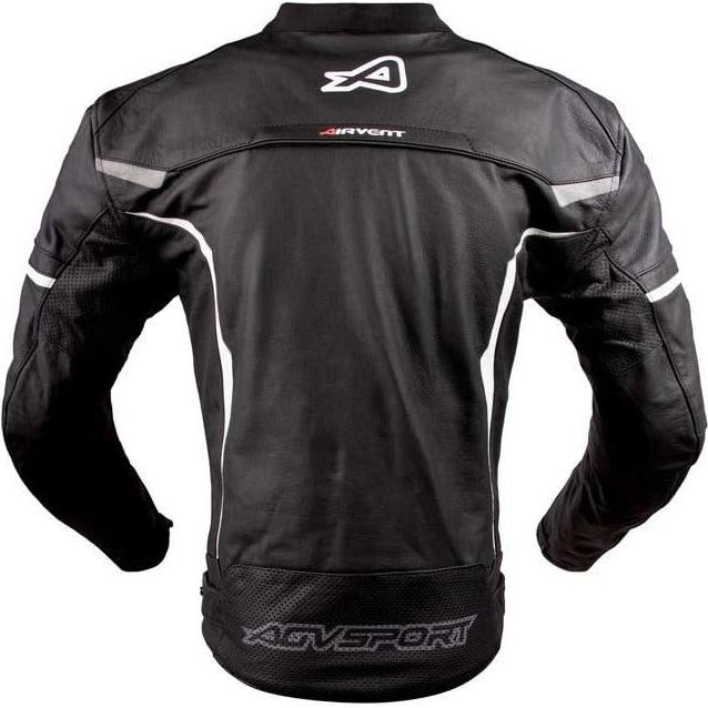 Chaqueta de Cuero para Motocicleta AGVSPORT Aragon Hombre