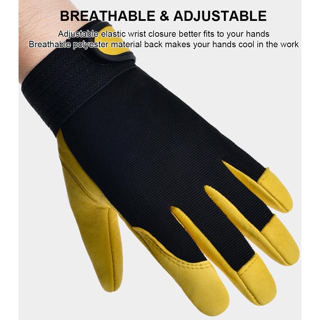 Guantes de trabajo de cuero Cabretta Andanda unisex X-Large