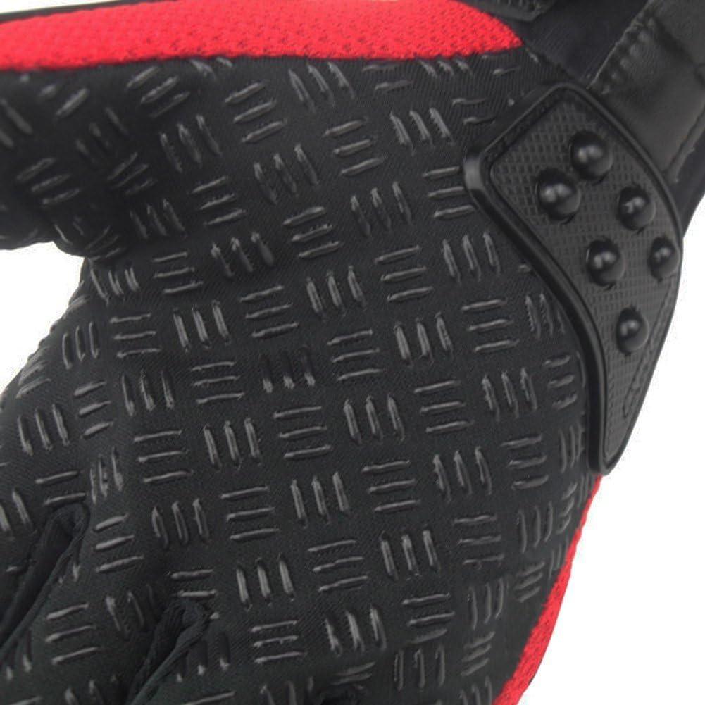 Guantes Protectores de Motocicleta TINTON LIFE Medianos Rojos