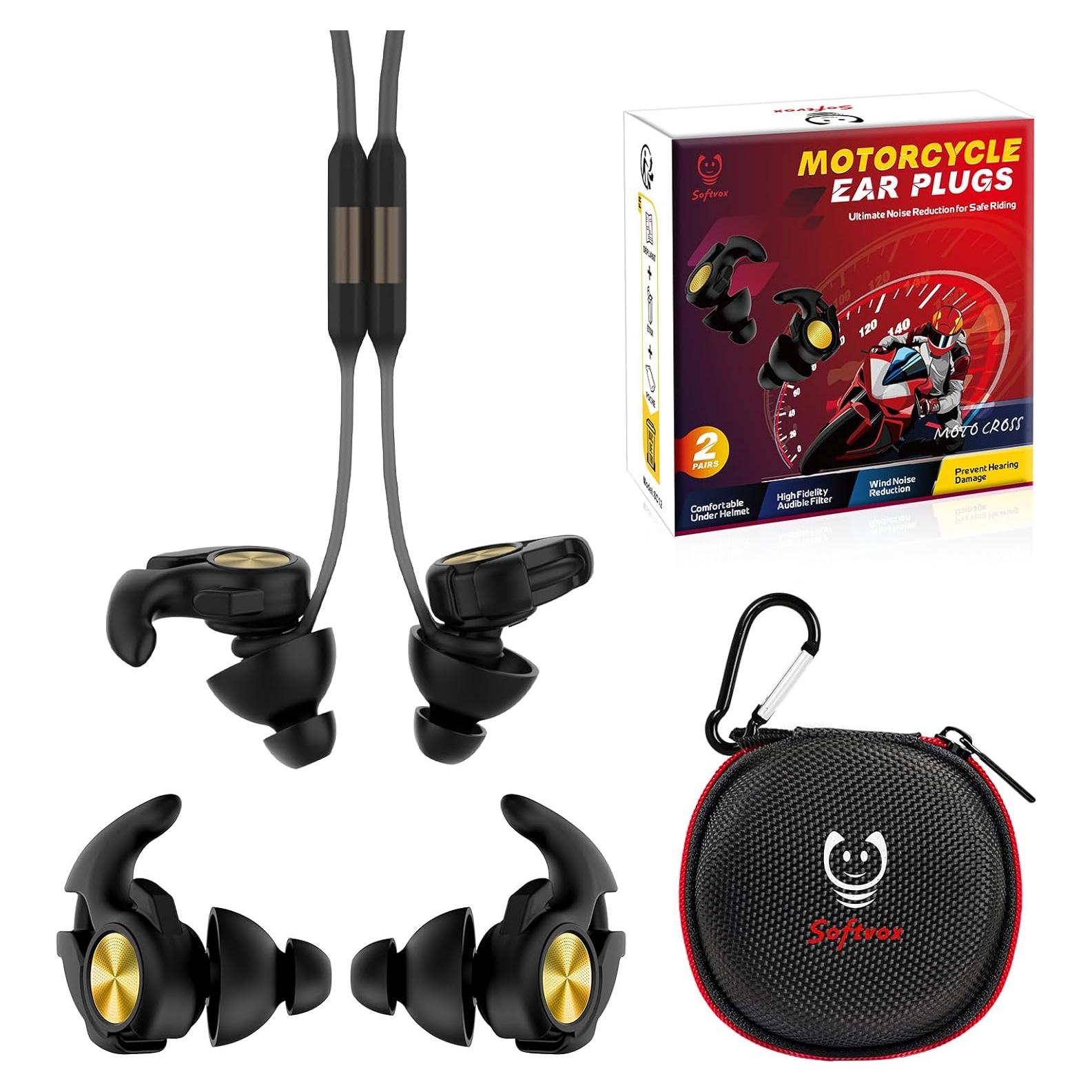 Tapones para Oídos Softvox con Reducción de Ruido 27dB - 2 Tamaños