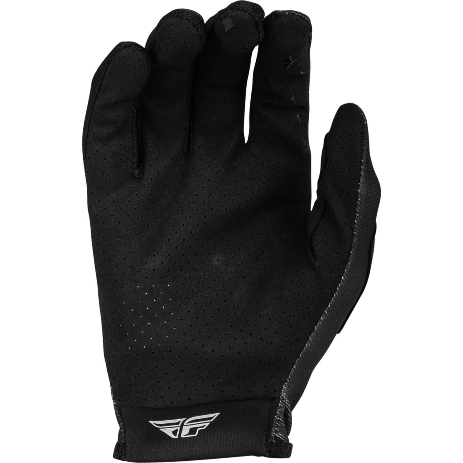 Guantes F-16 para Mujeres Fly Racing Negro/Blanco Mediano