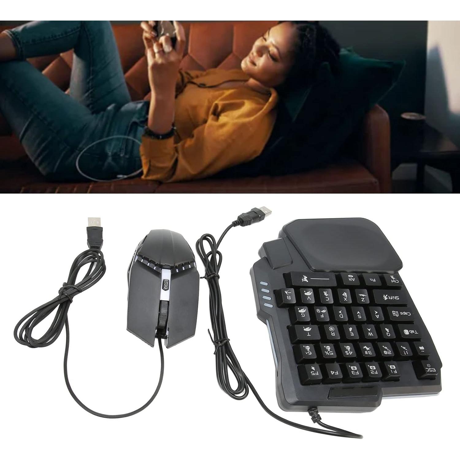 Combo de Teclado y Ratón Bewinner K13 4 en 1 para Juegos