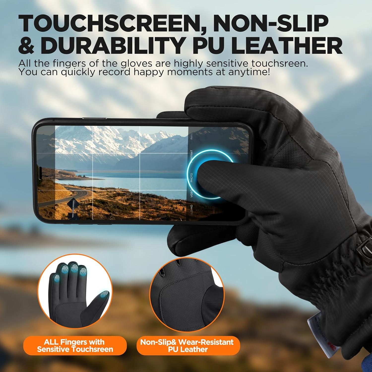 Guantes de Invierno RIVMOUNT RG803 Térmicos Impermeables S