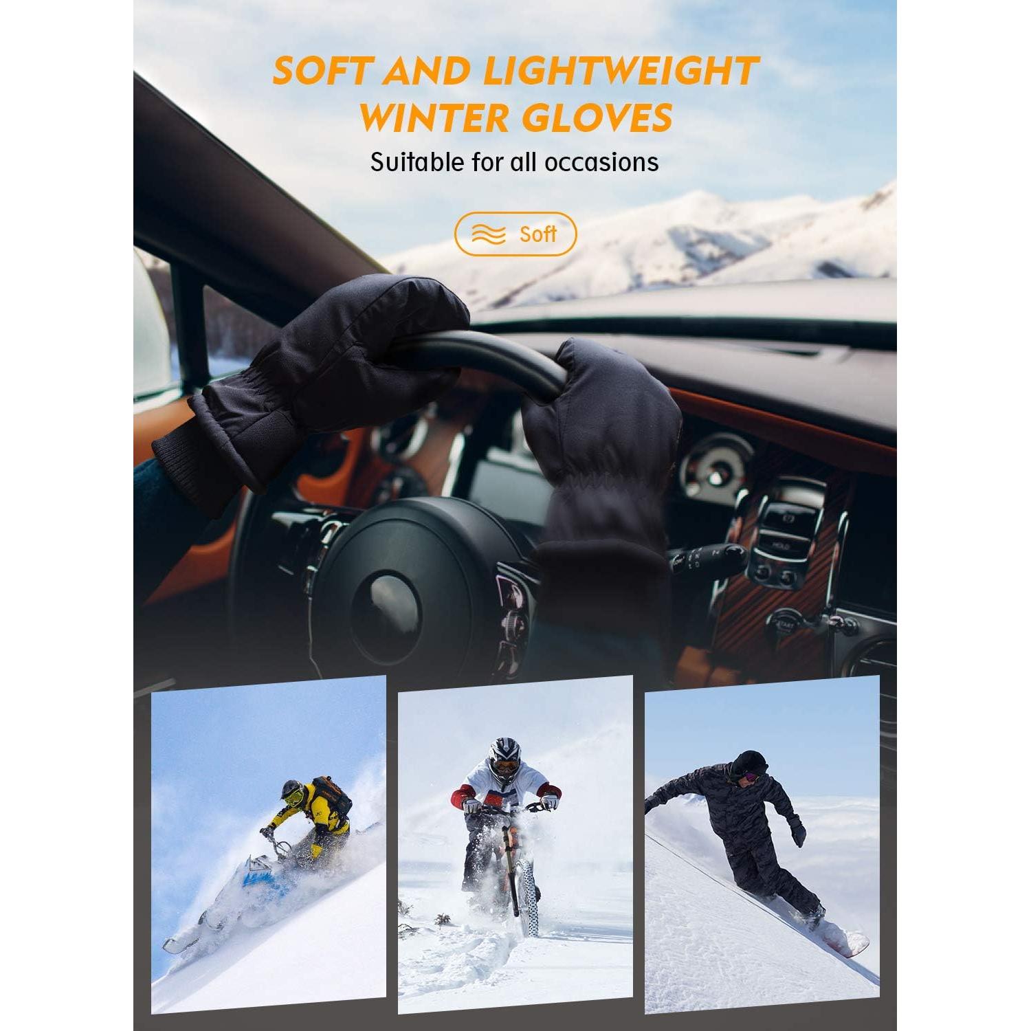 Guantes de Invierno TRENDOUX para Hombre -20°C Impermeables