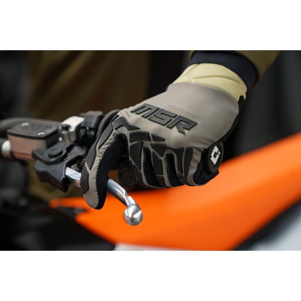 Guantes Tácticos MSR para Motocross y Paintball - Negro