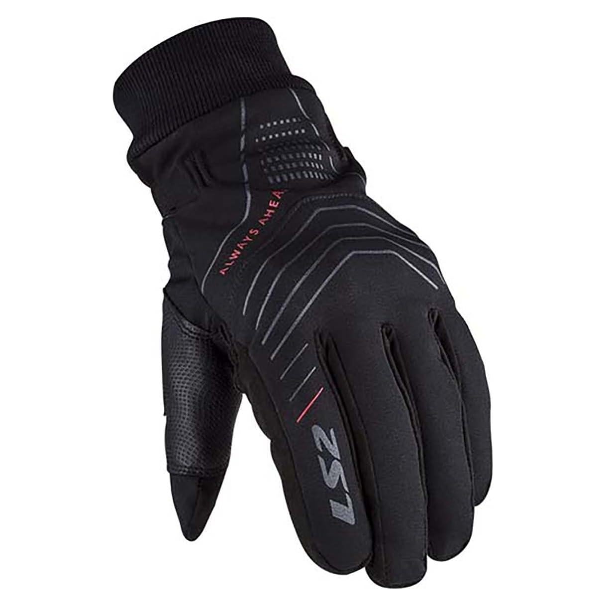 Guante de Touring para Mujeres LS2 Civis Negro Térmico
