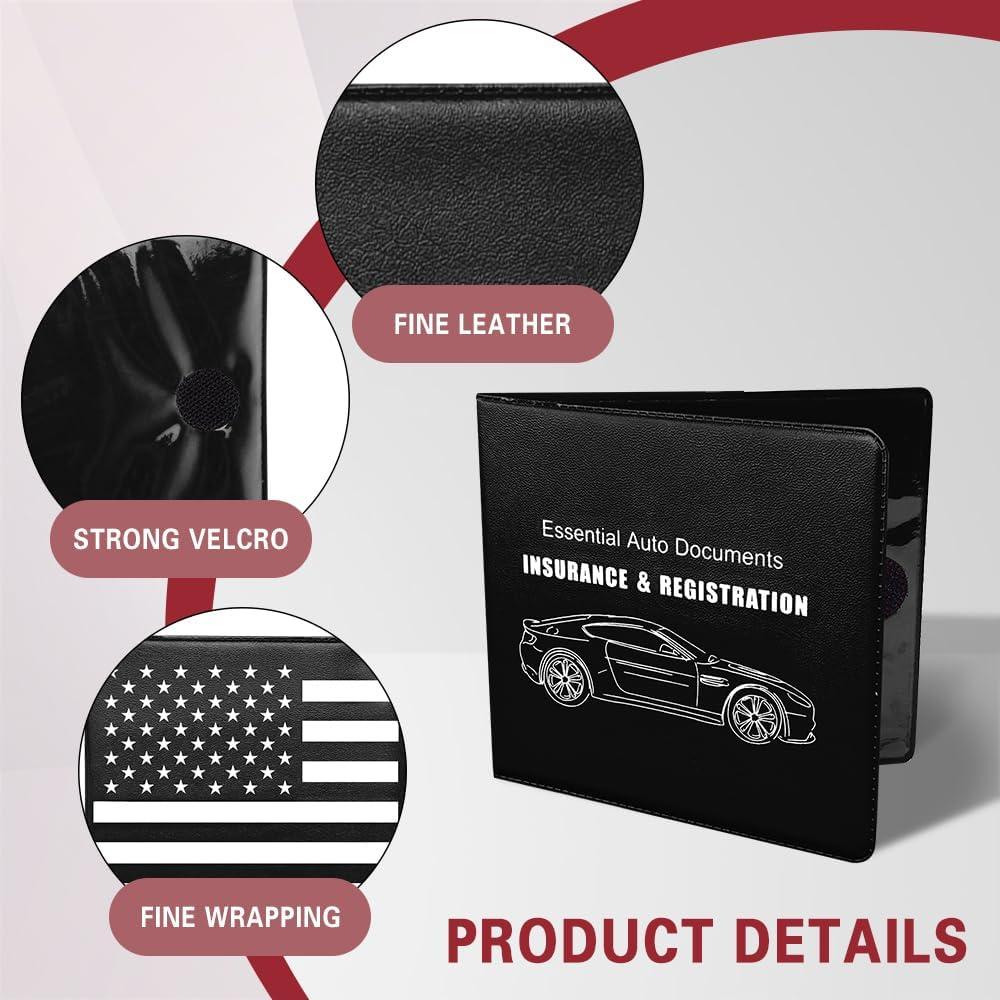 Organizador de Documentos para Auto Zufoty - Cartera Negra