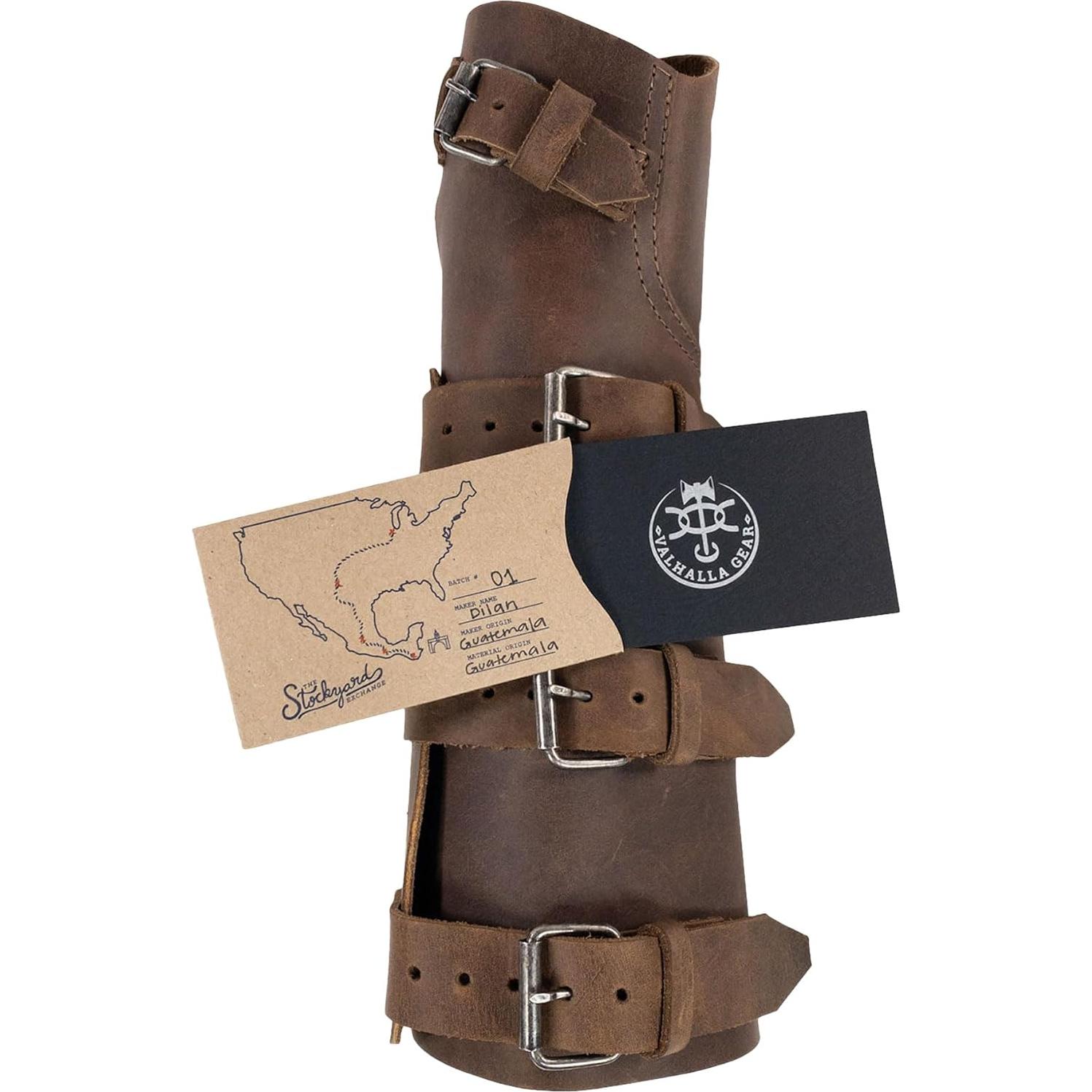 Guante de Soldadura Valhalla Gear de Cuero Grano Completo