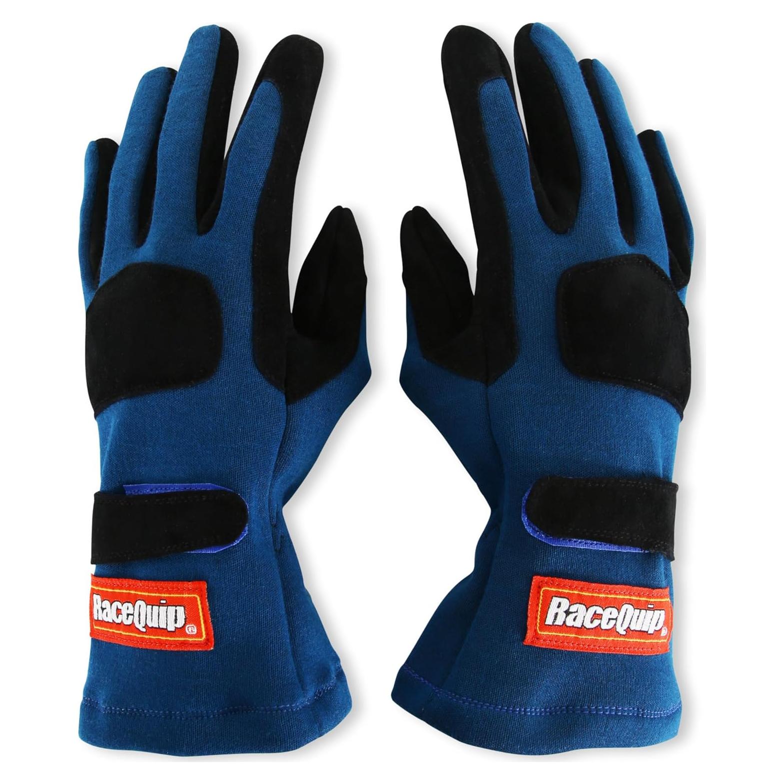 Guantes de Conducción RaceQuip 355 SFI 3.3/5 - Azul - Pequeño