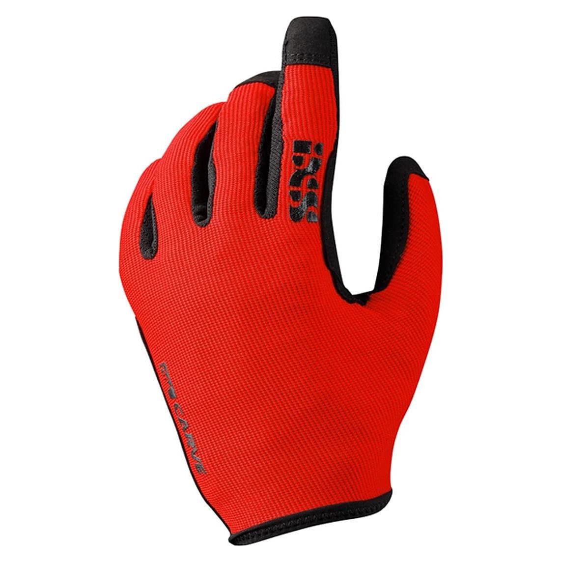 Guantes de Ciclismo iXS Ergonómicos Slip-On Talla X-Large Rojo Fluo