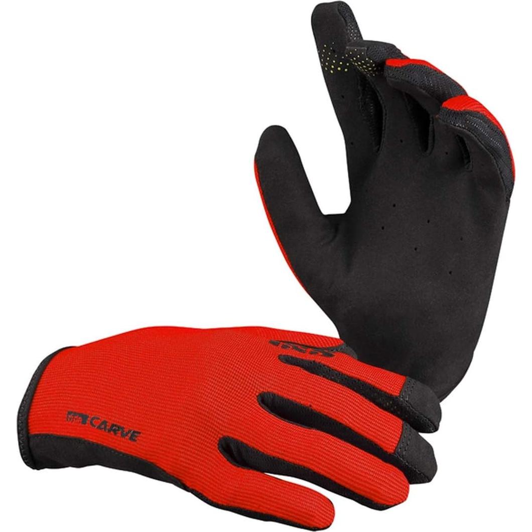 Guantes de Ciclismo iXS Ergonómicos Slip-On Talla X-Large Rojo Fluo
