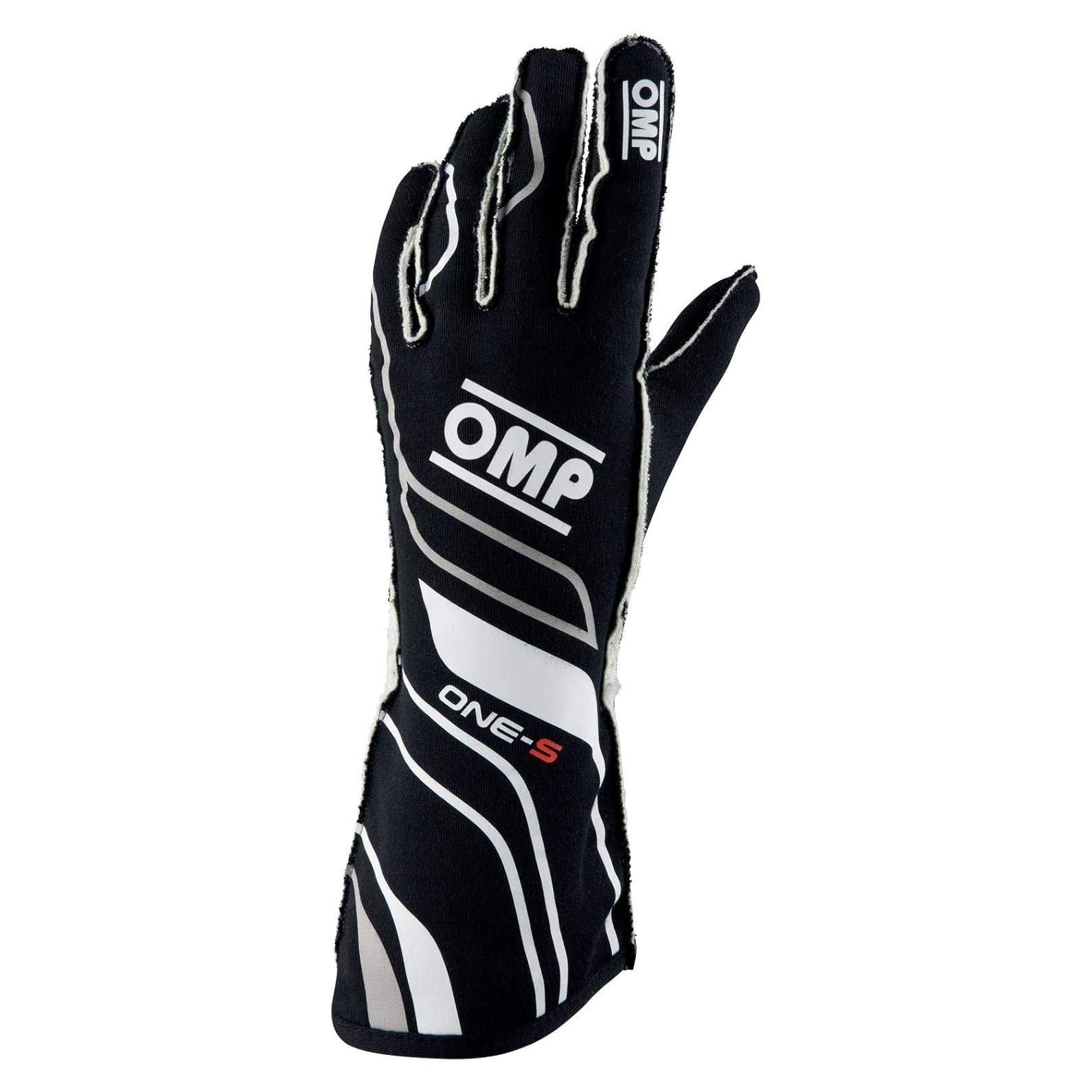 Guantes de Automovilismo OMP ONE-S Talla S Negro