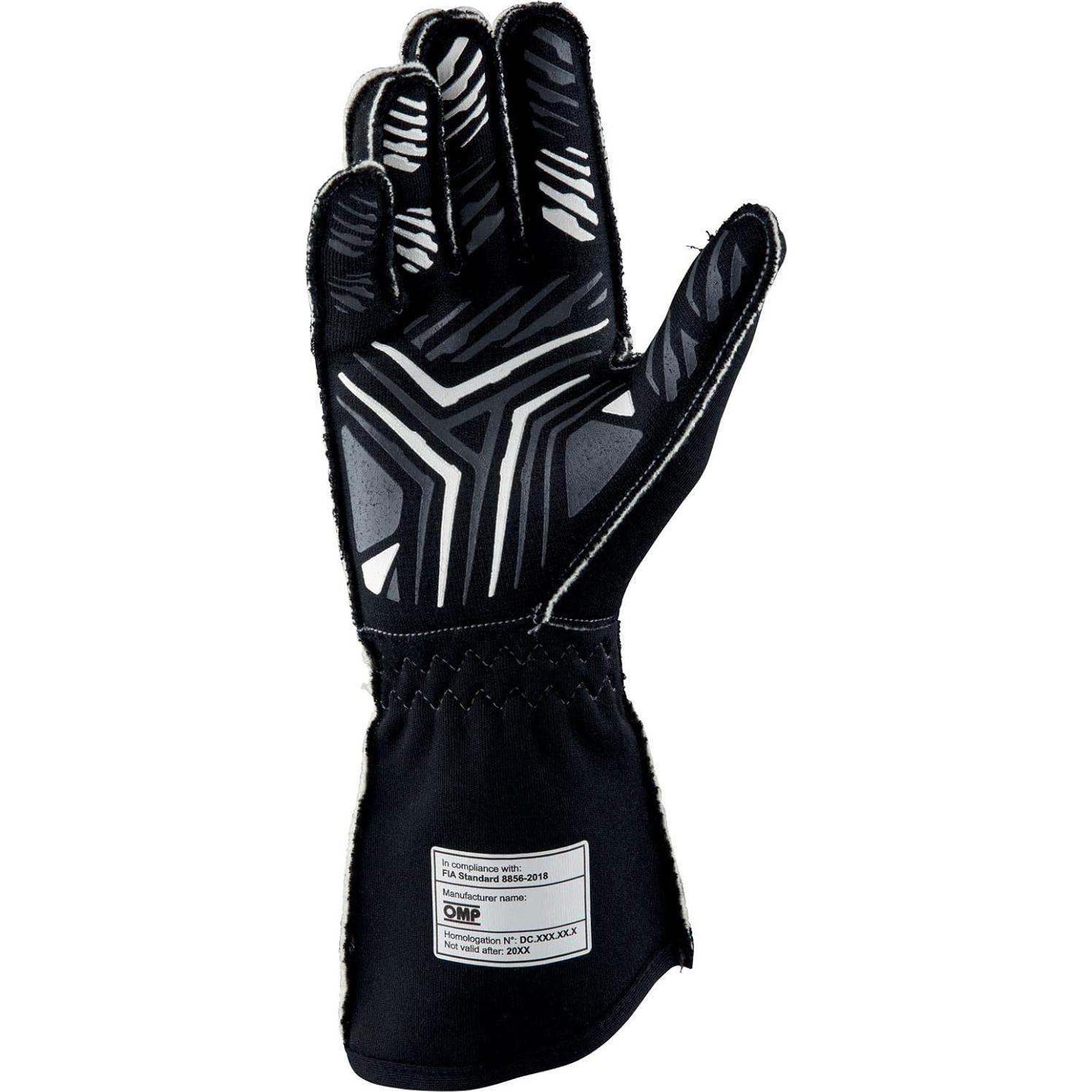 Guantes de Automovilismo OMP ONE-S Talla S Negro