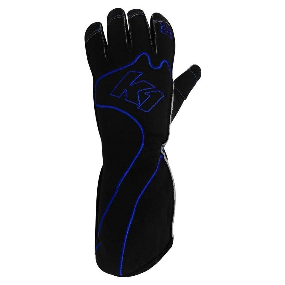 Guantes de Kart Racing K1 RaceGear RS1 Mediano Azul/Negro