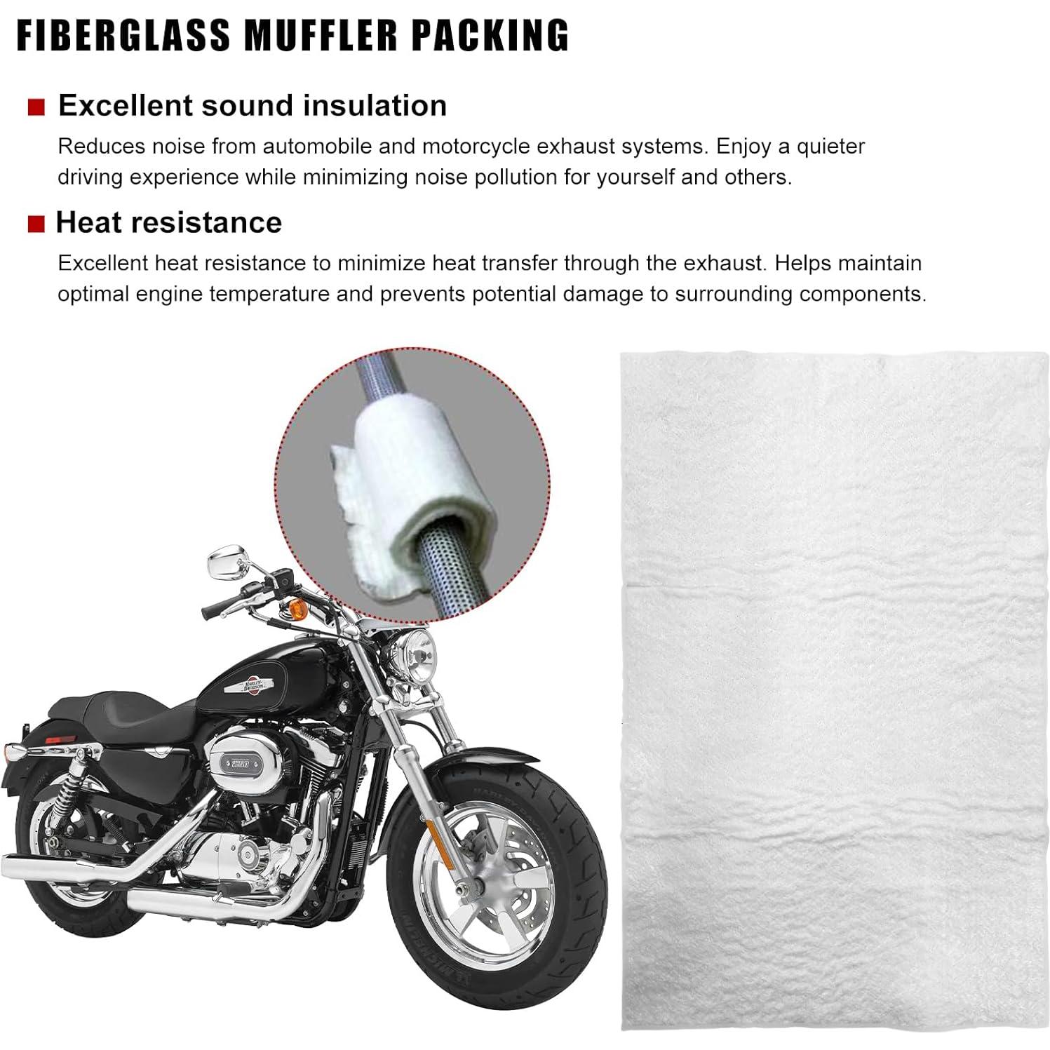 Manta de Silenciador Yourkar de Fibra de Vidrio 35.1x24.9 cm