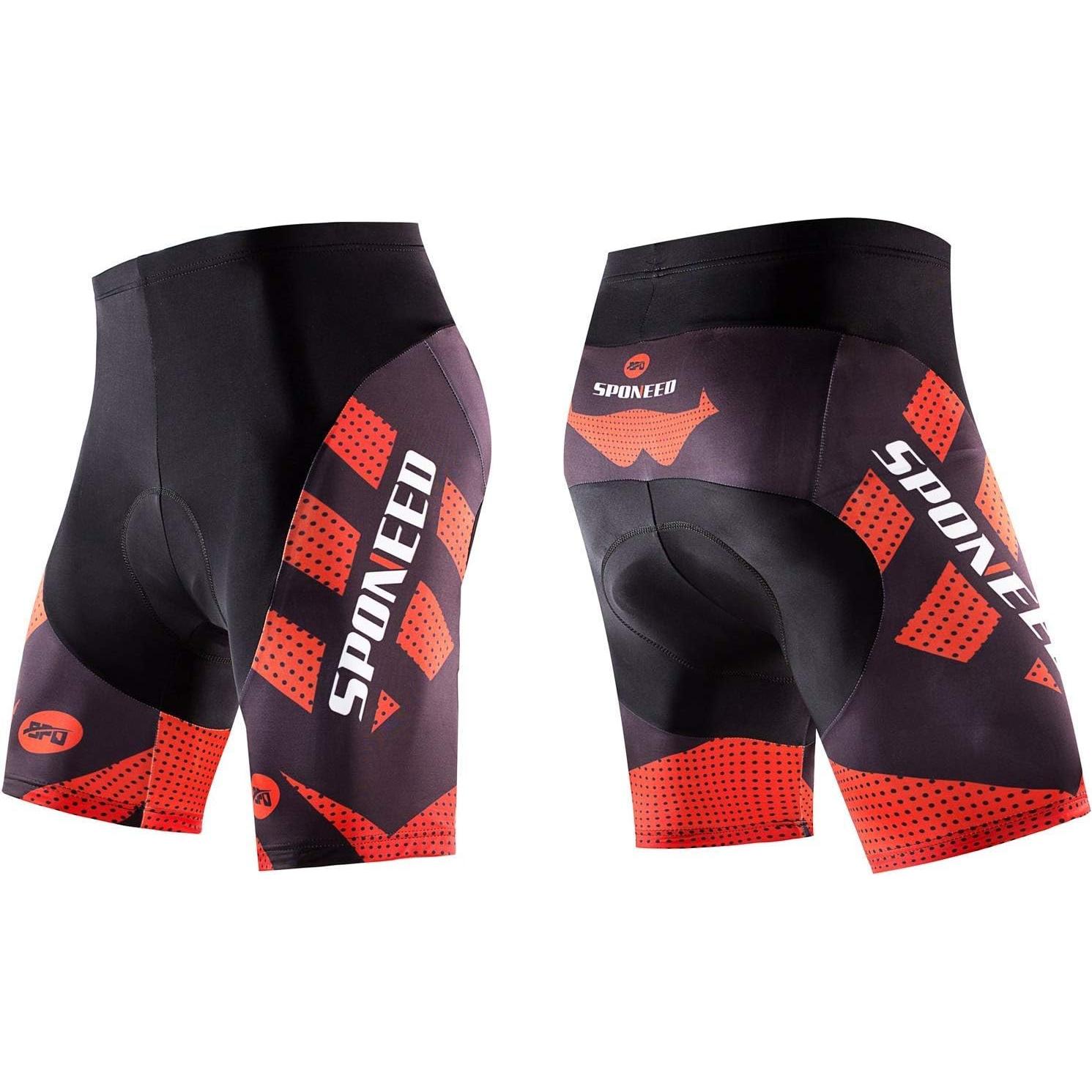 Pantalones Cortos de Ciclismo Sponeed para Hombre Acolchados