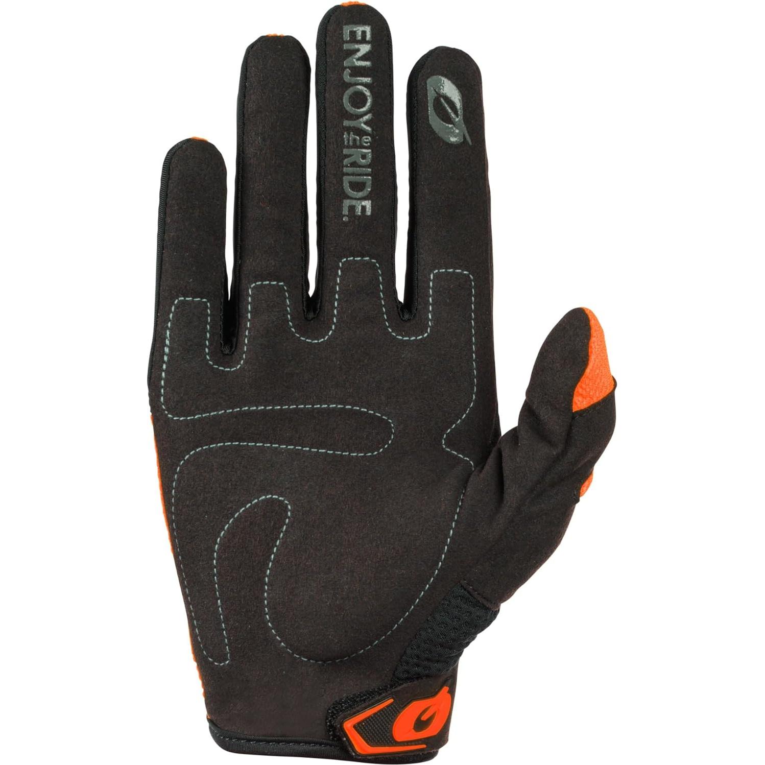 Guantes de Ciclismo O'NEAL Element para Hombre Negro/Naranja Talla 12