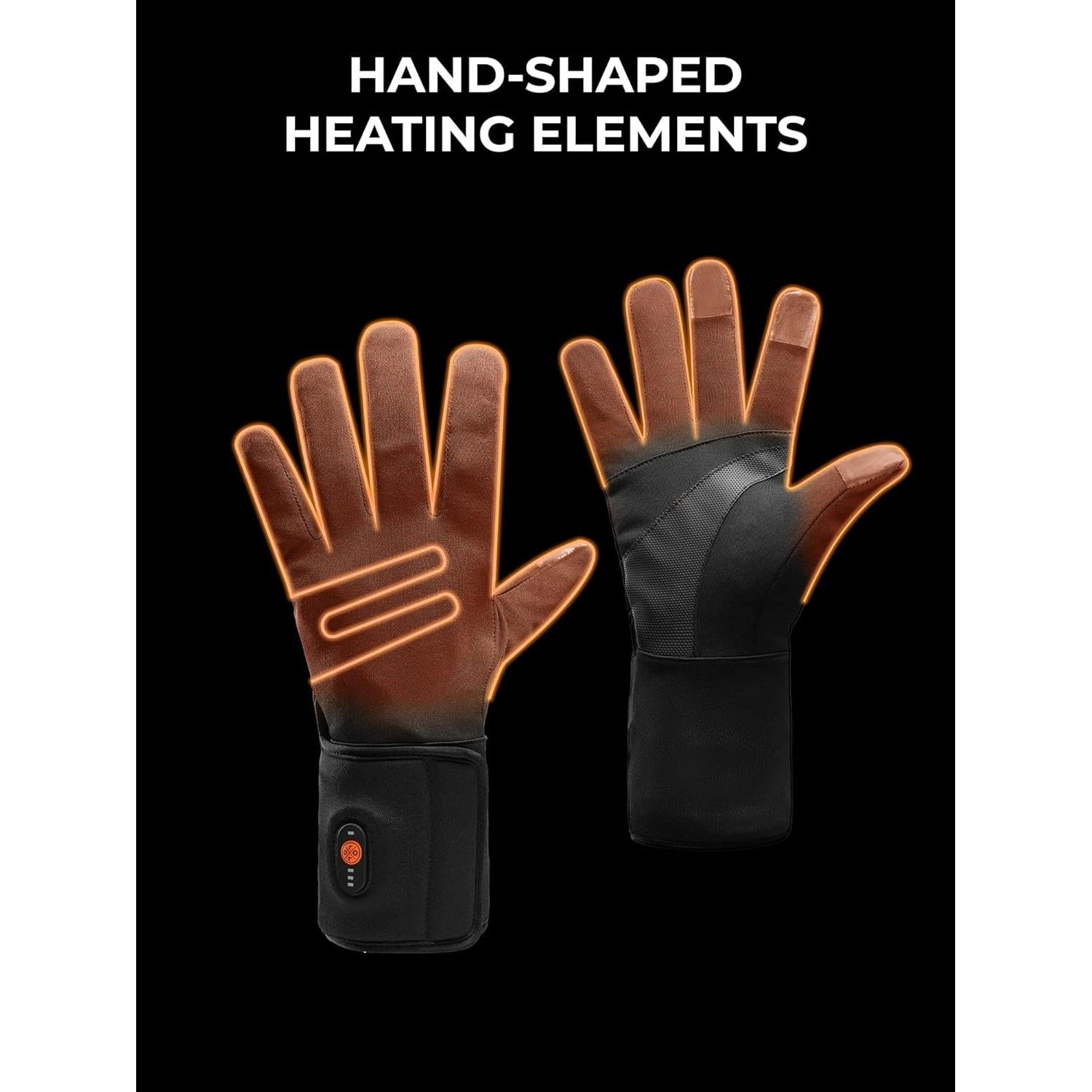 Guantes Calentados Unisex BLACK DIAMOND 3 en 1 Ajustables