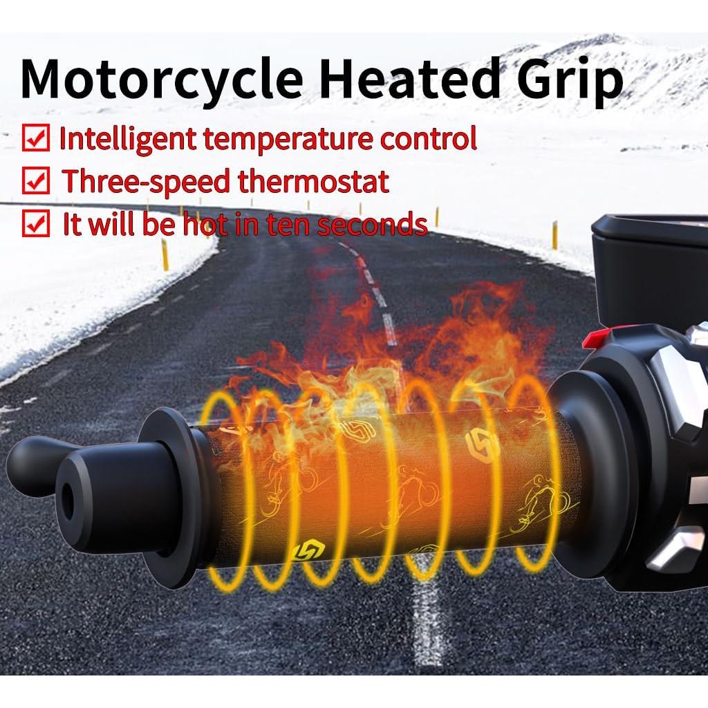 Cubiertas de Manillar Calentadas OXWIND 12V IP67 3 Temperaturas