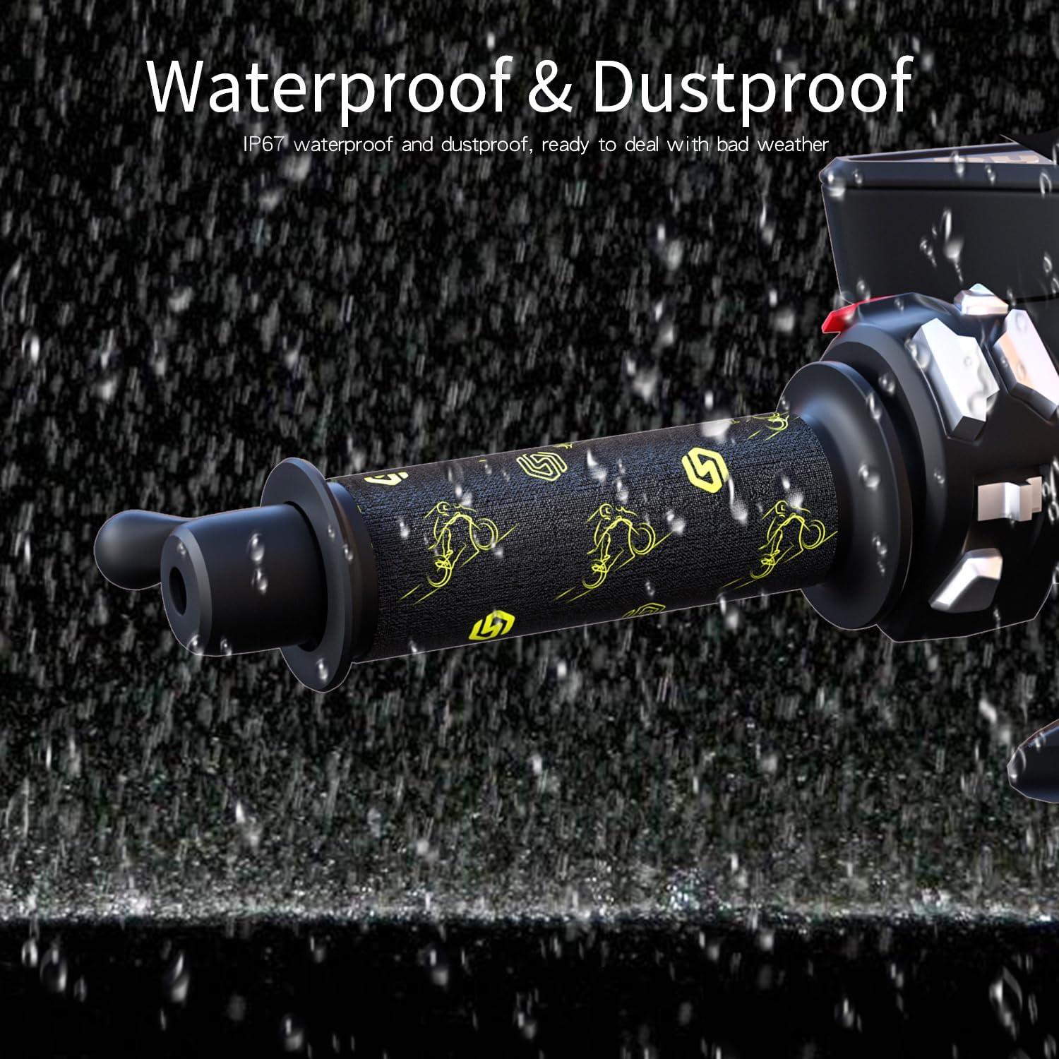 Cubiertas de Manillar Calentadas OXWIND 12V IP67 3 Temperaturas