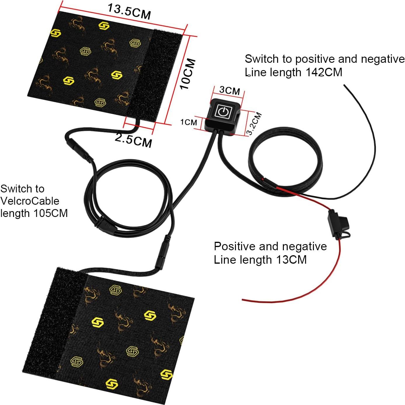 Cubiertas de Manillar Calentadas OXWIND 12V IP67 3 Temperaturas